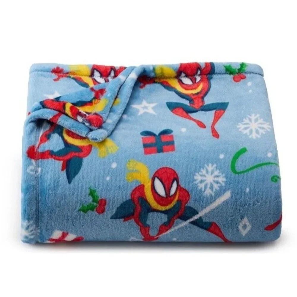 Spider Man Big One Oversized Christmas Blanket Throw 5ftx6ft NWT